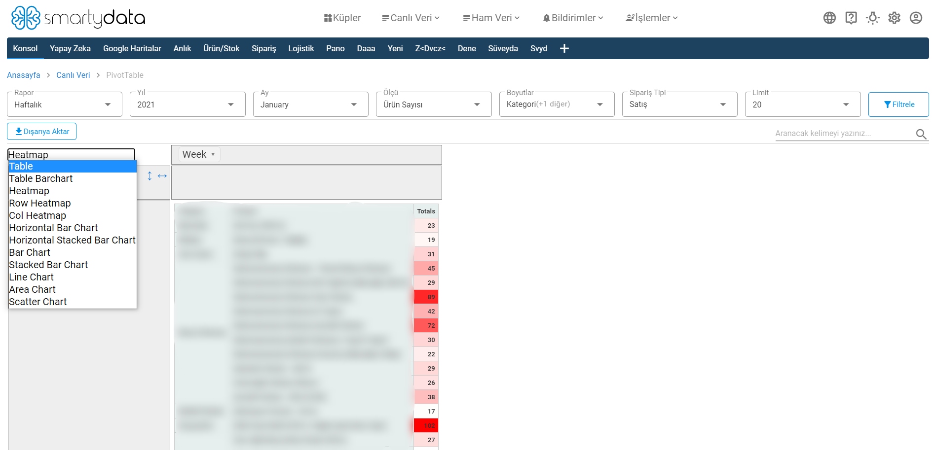 Pivot Tablo 2